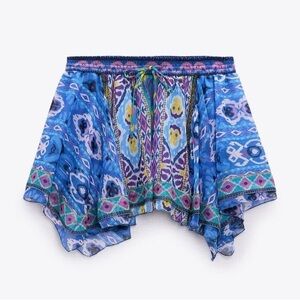 Zara Asymmetrical Mini Skirt